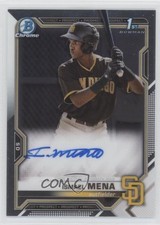 2021 Bowman Chrome Prospects Auto Ismael Mena #CPA-IM Auto 11if