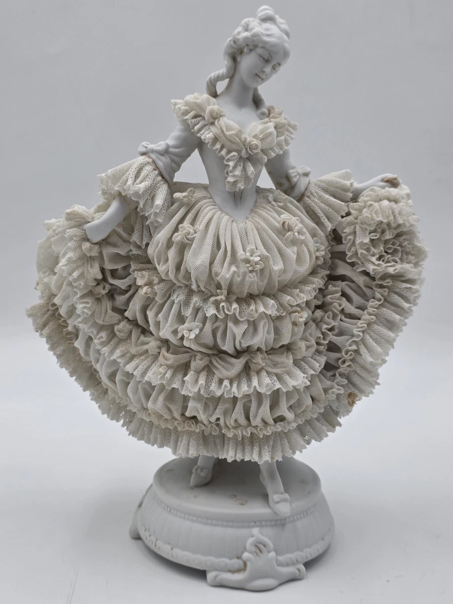 Victorian Woman Figurine In Occupied Japan Collectibles for sale
