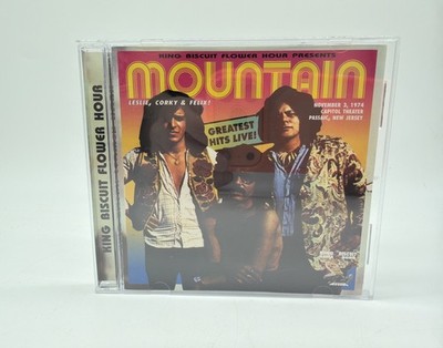 MOUNTAIN/ GREATEST HITS LIVE (CD, 2000 KING BISCUIT)