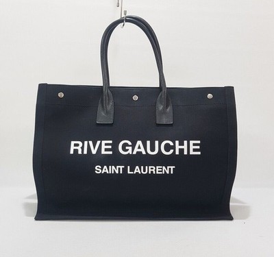 Saint Laurent Rive Gauche Canvas Tote Bag 67465358
