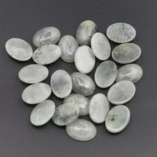 30pcs Natural Labradorite Stone 13x18mm Oval Cab Cabochon DIY Jewelry No Holes