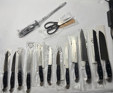 Statement 15pc. Stainless Steel Knife Block Set