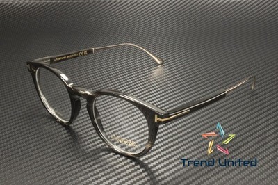 Tom Ford FT5885 P 063 horn Black Horn 48 mm Men's Eyeglasses