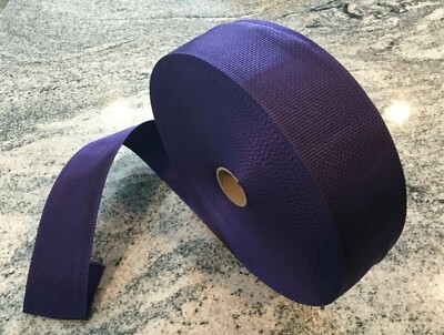 3'' Inch Wide Purple Polypropylene Webbing Strap 50 yards roll (150' feet)
