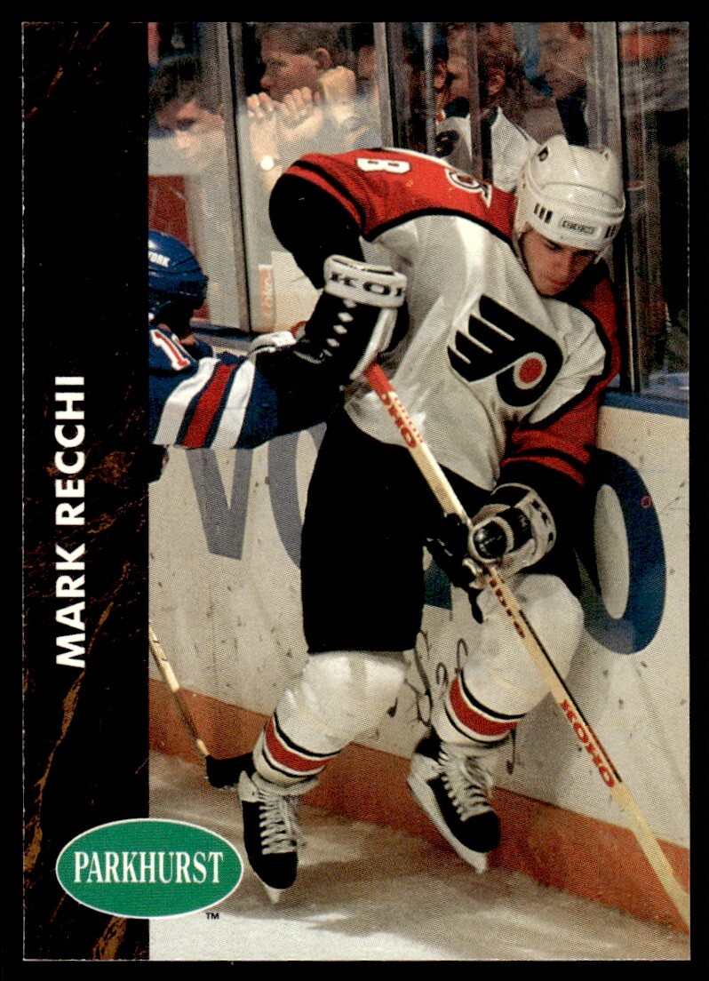 1991 Parkhurst #347 Mark Recchi - Philadelphia Flyers - HOF