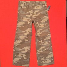 FADED GLORY Camouflage Carpenter Cargo Pants ... Boys Husky Size 16H ... NEW