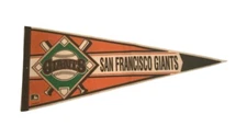 1989 Vintage Felt Pennant San Francisco Giants MLB Baseball Wincraft 12” X 29”