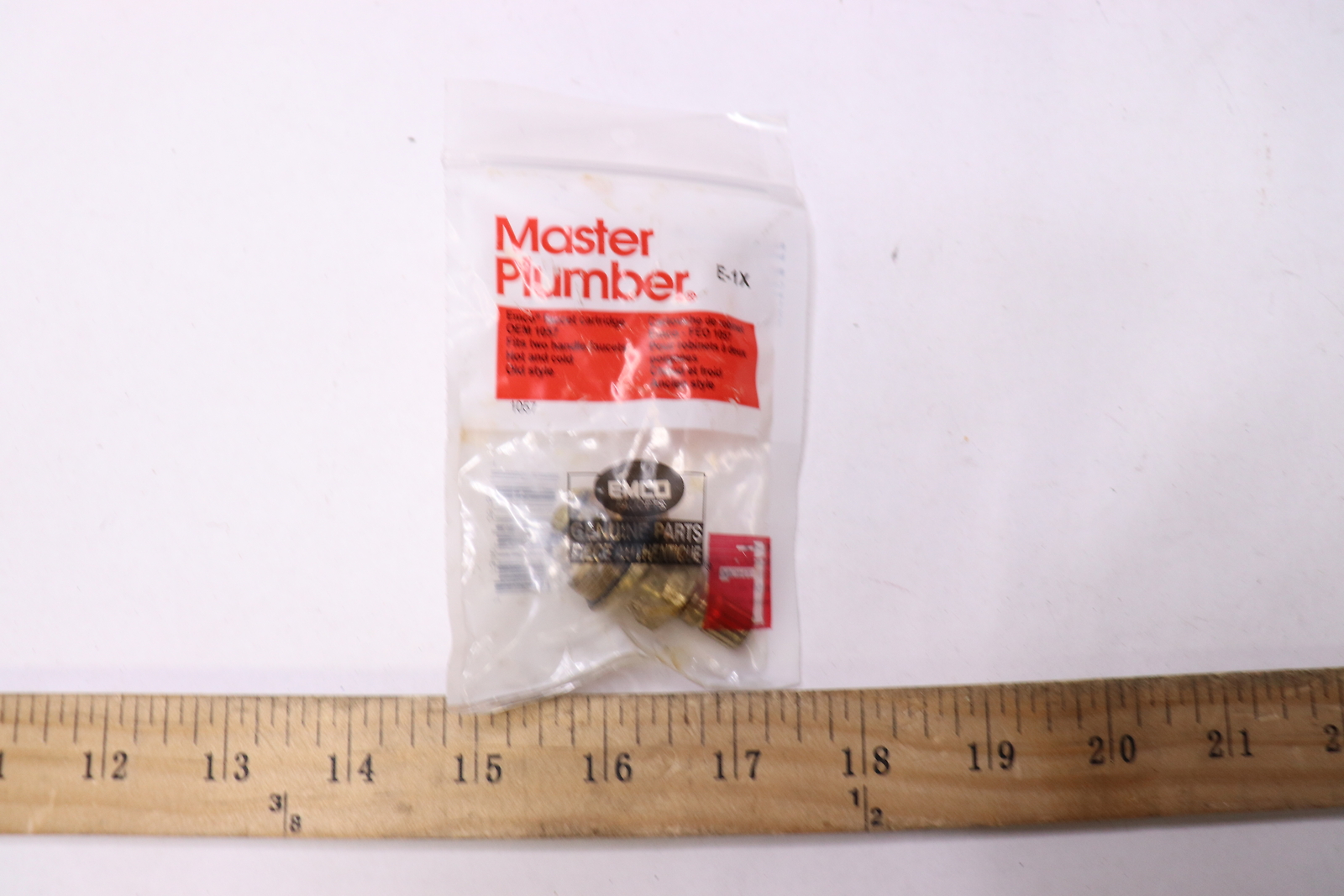 Master Plumber Faucet Cartridge Brass E-1X