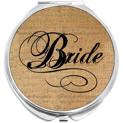 Bride Compact with Mirrors - Perfect for your Pocket or Purse