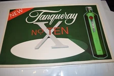 Tanqueray Gin No.Ten X Cardboard Sign