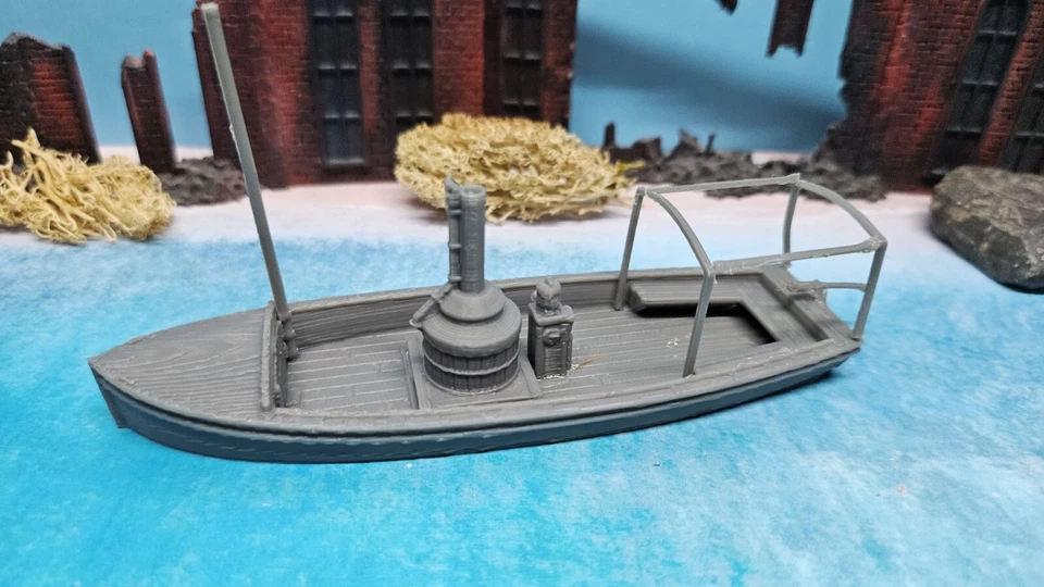 Africano Queen 35ft Barca Britannico Militare Barca Modello Kit 1:87 1:72 1:56 - Immagine 2 di 4