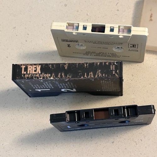 (2) T. REX Paper Case Cassette Tape Slipcase Lot: The Slider, Electric Warrior - Picture 8 of 8