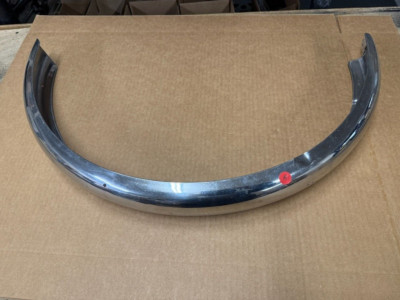 Schwinn Stainless Steel 26'' Bicycle Rear Fender 2 3/4'' Wide Jaguar Corvette NOS