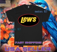 HOT SHIRT PREMIUM LEW'S FISHING TACKLE LOGO UNISEX T-SHIRT FUNNY SIZE S - 5XL