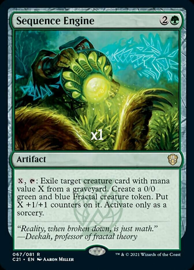 MTG Commander 2021 C21 Sequence Engine MINT