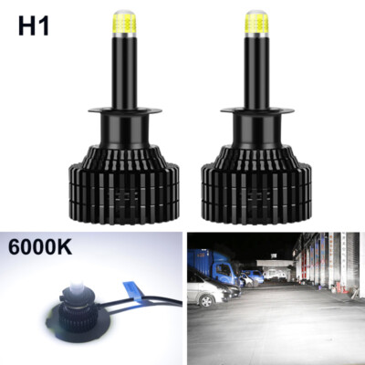 2X 360° 8-Side H7 H11 H1 9006 HB4 9012 LED Headlight Light Bulbs Hi/Lo Beam Lamp