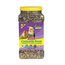 3-D Pet Products Premium Cockatiel Bird Food Seeds, with Probiotics, 4.5 lb.