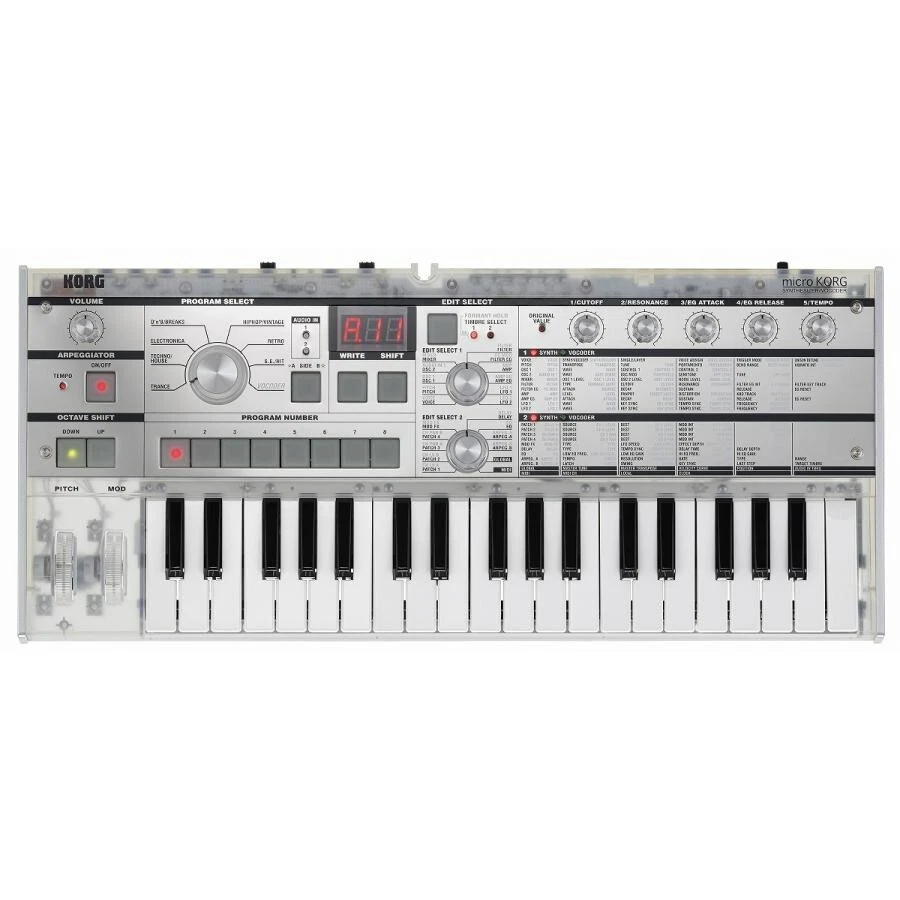 KORG microKORG Crystal SYNTHESIZER/VOCODER 20th Anniversary Special Edition - Image 3 of 4