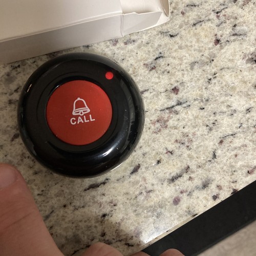 CallToU Caregiver PAGER Call Button ( button only) WORKS BLACK!!!! - Picture 4 of 4