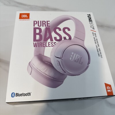 JBL T510BT Wireless Over-Ear Headphones Light purple  Brand New