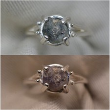 Certified Raw Alexandrite Ring 2.39 Carat Color Change Genuine Earth Mined AR84