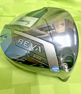 NEW  Callaway REVA RISE Driver HEAD ONLY  12.5* Ladies, senior  Womens RH NO HC