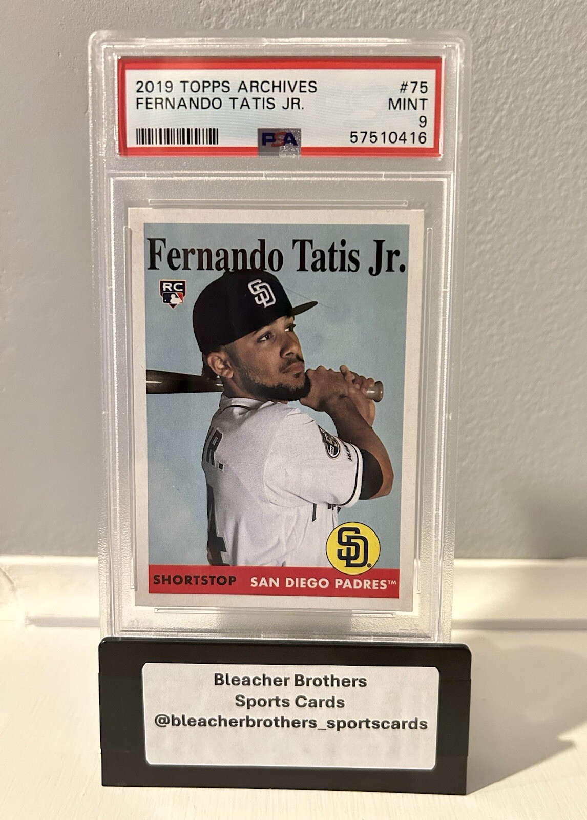 2019 Topps Archives Fernando Tatis Jr. PSA 9 MINT RC