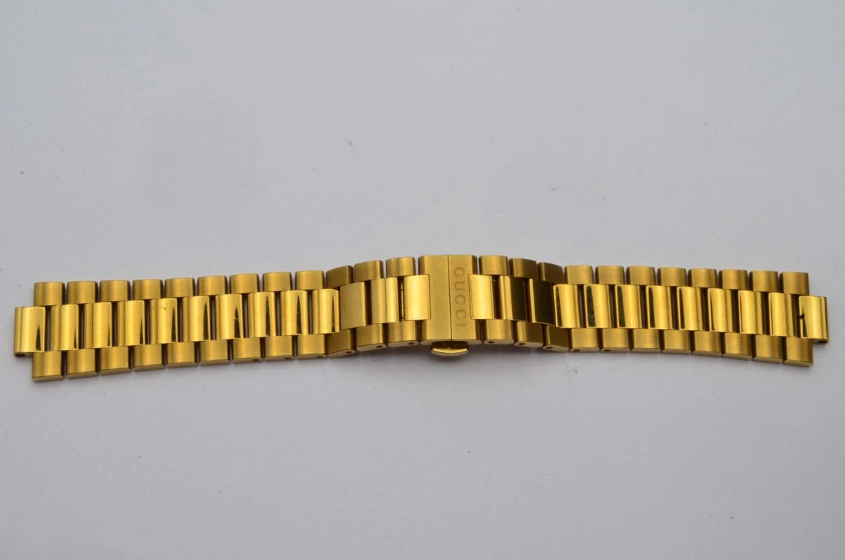 BRACELET GUCCI G TIMELESS BRACELET 20 MM ACIER BRACELET YA126446 PLAQUÉ OR