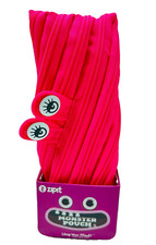 NEW Zipit Neon Pink Monster Pouch School Pencil Case Small Items Fun