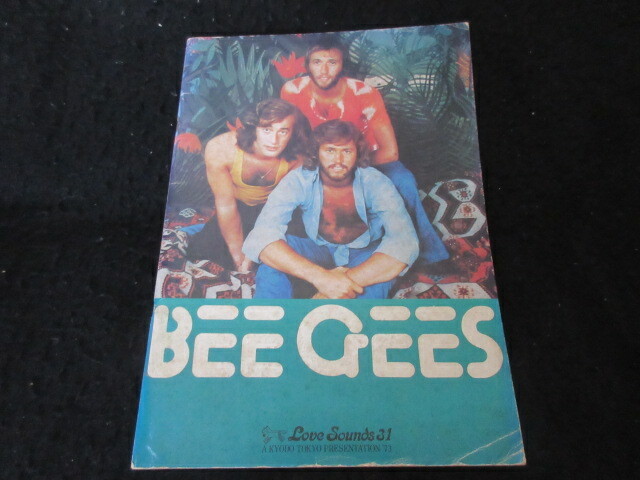 Bee Gees 1973 Japan Tour Book Concert Program Barry Robin Gibb