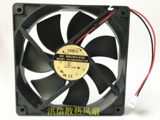 1PC ADDA 12025 AG12024XB257100 DC24V 0.46A 12CM 2-wire inverter cooling fan 