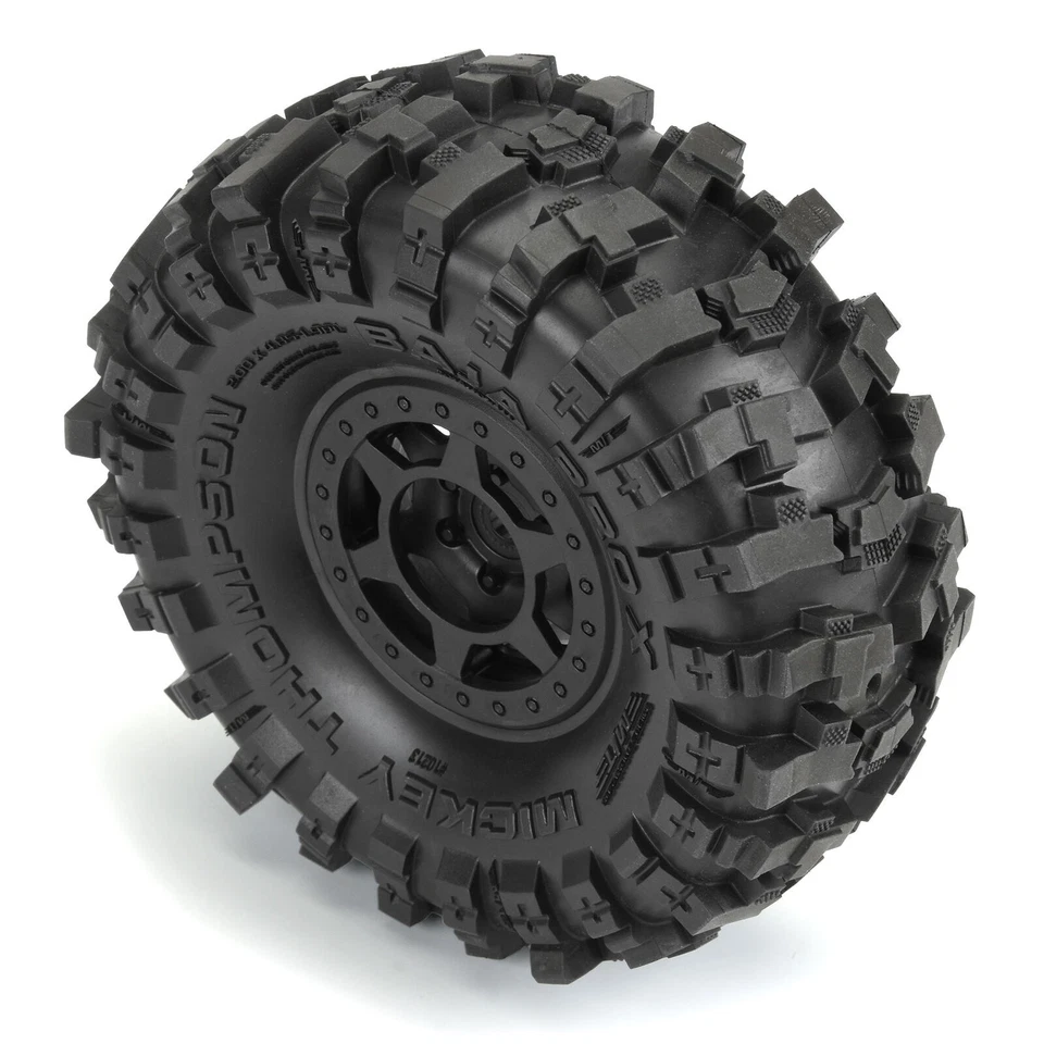 Pro-Line 1/10 F/R Mickey Thompson Baja Pro X Tires w/ 12mm Black Wheels (4) - Image 4 of 4