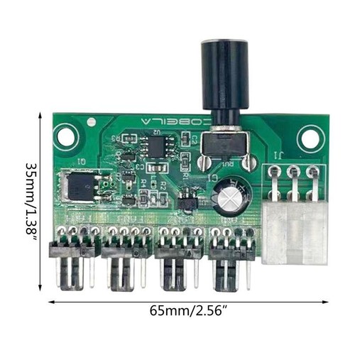 Sata 4pin PWM Cooler Splitter 12V Power Supply Cooling Fan Speed Controller - Photo 6/6