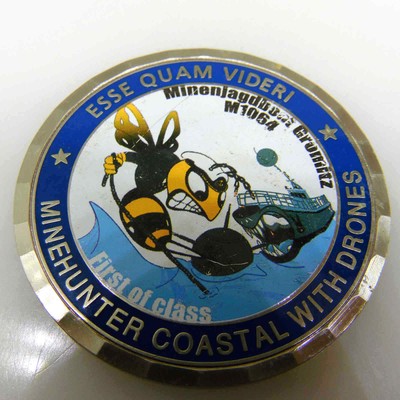 ESSE QUAM VIDERI MINEHUNTER COASTAL WITH DRONES CHALLENGE COIN