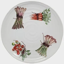 Effetti Ceramics Carrots Asparagus Green Onions Tomato Serving Platter XL