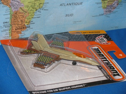 MATCHBOX MBX SKYBUSTERS BOEING F/A-18 SUPER HORNET TM-32 AIRPLANE **BRAND NEW** - Picture 7 of 8