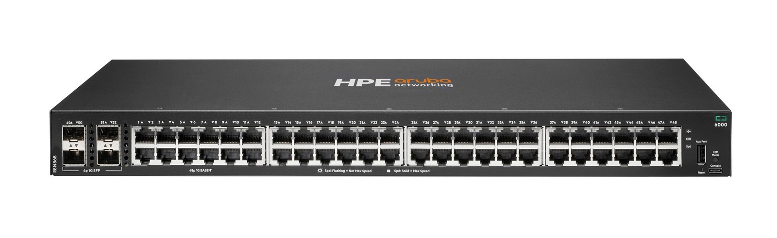 HPE Aruba Networking CX 6000 48p 10M/100M/1G 4p SFP 1G Switch