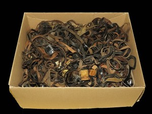 A large collection of 50 Antique tefillin boxes TEFILLIN 80-100 YEARS OLD ISRAEL