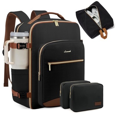 40L Large Travel Backpack for Women Men, 17 Inch Carry on Backpack for Travel...