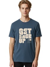 Get-Snack-Up Mens Graphic Tee,100% Cotton,Casual Summer Wear