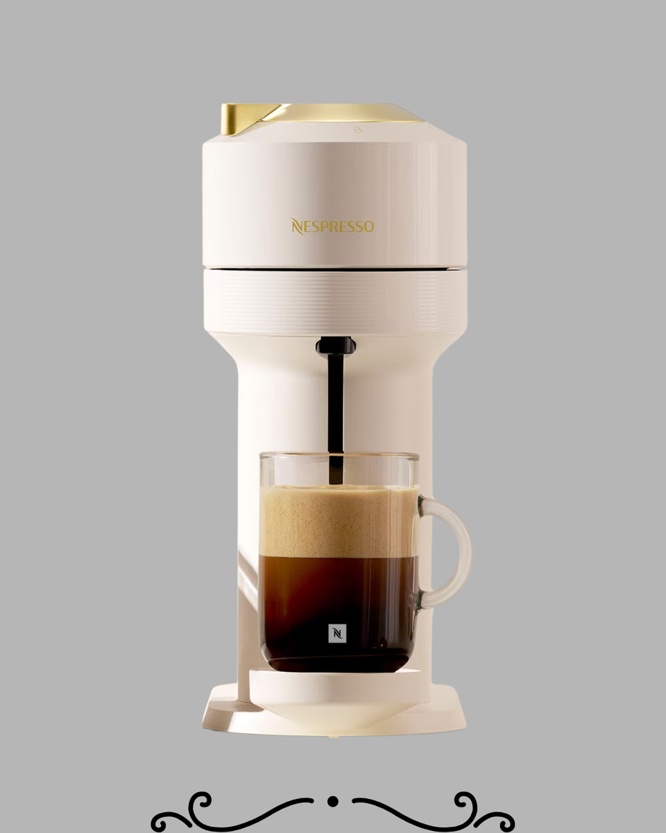 Nespresso ENV120WGAE Vertuo Next Espresso Capuccino Machine, WHITE