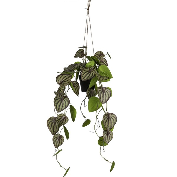 Kunstpflanze Zwergpfeffer, Farbe GrüN, Inkl. HäNge-Topf, HöHe Ca. 85 Cm-image