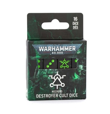 Necrons Destroyer Cult Dice (49-47) (Necrons-Destruktorkult-Würfel)