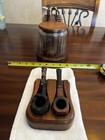 Estate Decatur Tobacco 8 Pipe Stand/Rack 2 Pipe Cradle + 8 Pipes See Description — photo 5