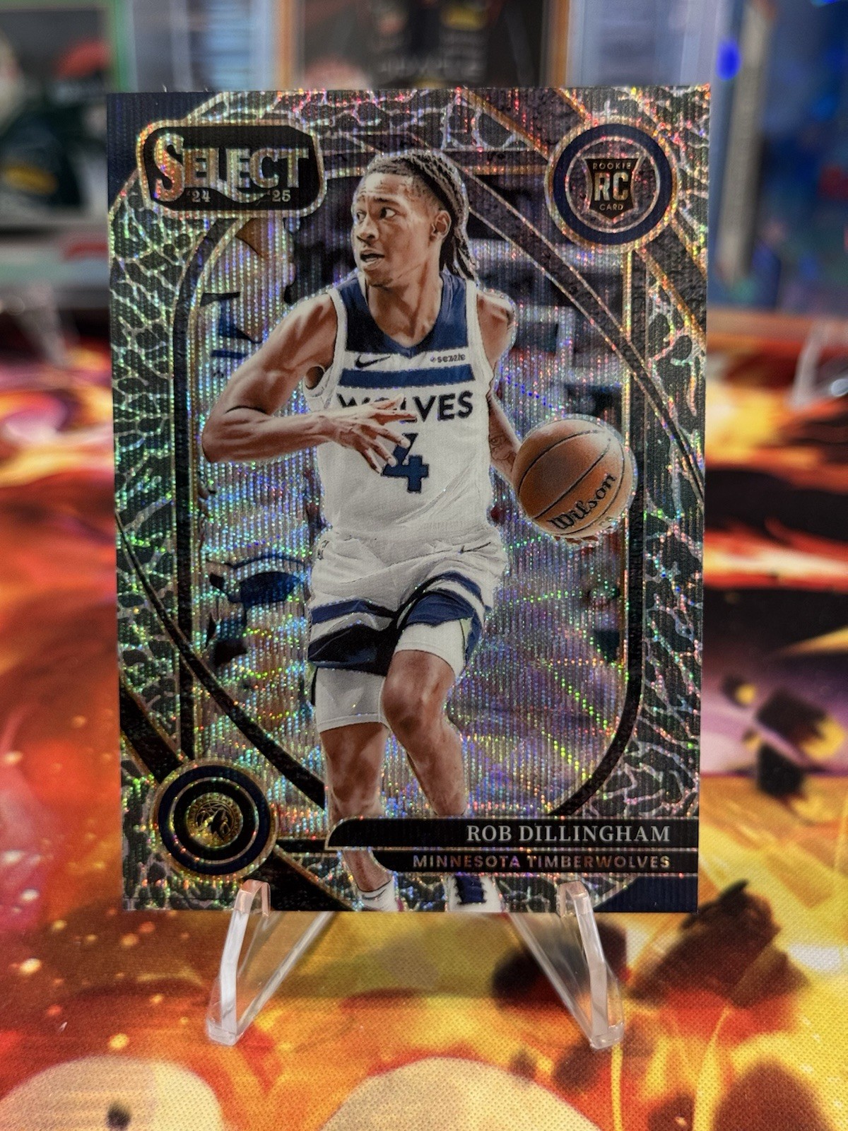 2024-25 Select Rob Dillingham RC #288 COURTSIDE Elephant Prizm SSP Case Hit