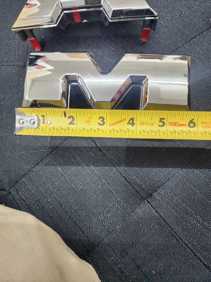 68311411 铬替换格栅字母适用于 10-18 道奇 Ram 1500 2500 3500 — 第 3/4 张图片