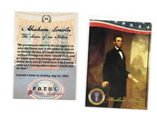 2018 POTUS Historic Autographs ABRAHAM LINCOLN  #46