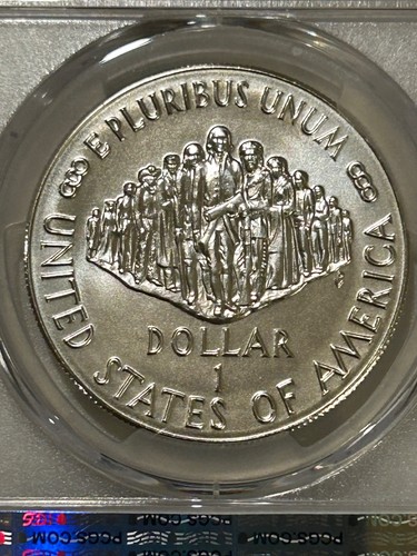 1987 P US Constitution Silver Dollar PCGS MS69 - Picture 6 of 8