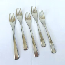 WMF Stainless Steel Flatware DOMUS-BRASILIA Lot of 5 Salad Forks Korea/Japan MCM