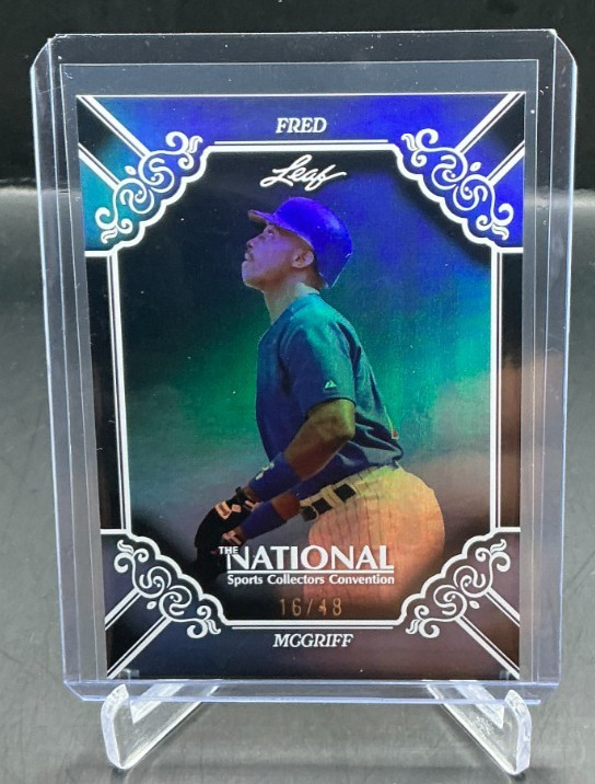 2026 Leaf NSCC National FRED MCGRIFF BLUE FOIL #19/48 #56
